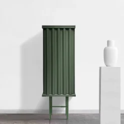 Armadietto in MDF verde rosmarino Curl