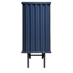 Armadietto MDF blu petrolio Curl