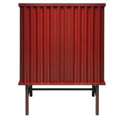 Armadio a 2 ante in MDF Curl Fire Red