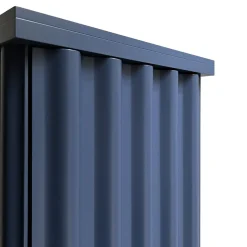 Armadio a 2 ante in MDF Curl Petrol Blue