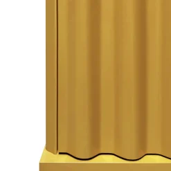 Armadio a 2 ante in MDF giallo oro Curl