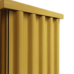 Armadio a 2 ante in MDF giallo oro Curl