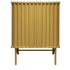 Armadio a 2 ante in MDF giallo oro Curl