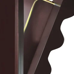 Armadio a 2 ante in MDF rosso vino Curl