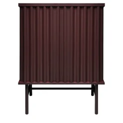 Armadio a 2 ante in MDF rosso vino Curl