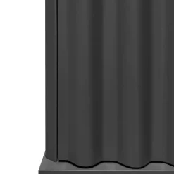 Armadio Curl in MDF Grigio Ardesia a 2 porte