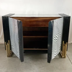 Armadio 3D in bianco e nero