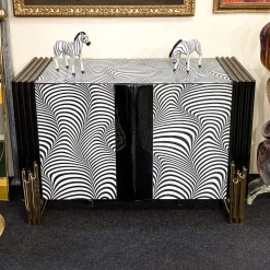 Armadio 3D in bianco e nero