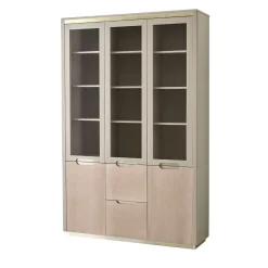 Armadio frontale in vetro beige della collezione Studio Privè