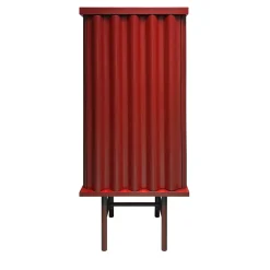 Armadio MDF rosso fuoco Curl