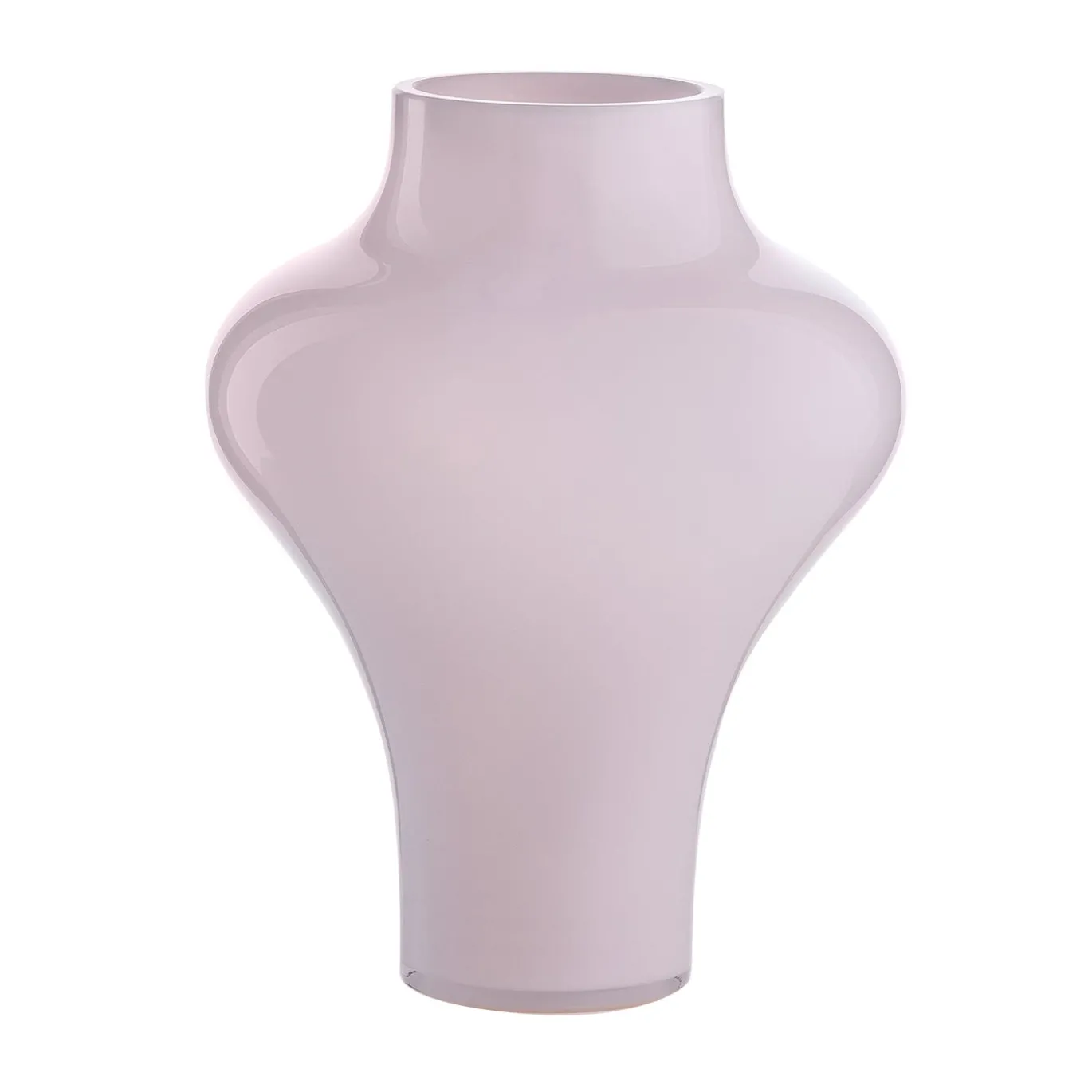 AS 17 Vaso Medio Opalino Liscio Rosa