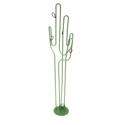 Attaccapanni Cactus in Ferro Battuto Nero