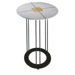 Aureola D45 C Tavolo bistrot bianco