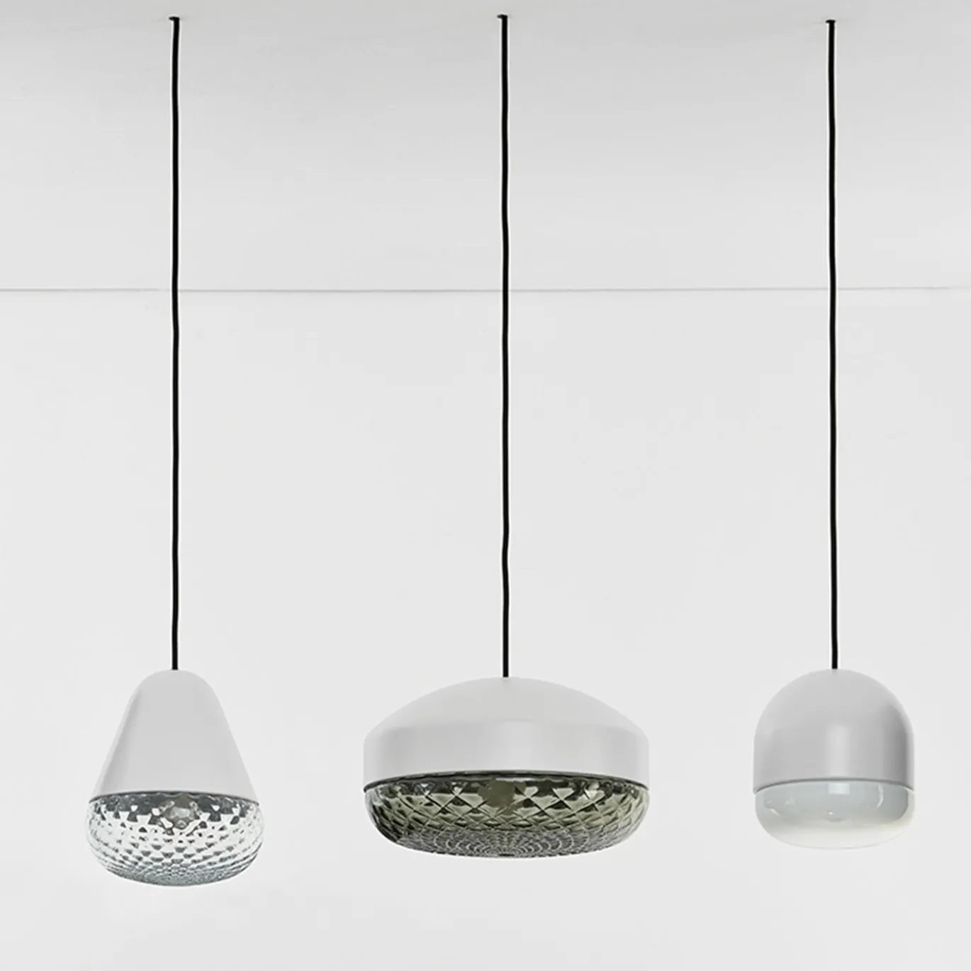 Balloton 7213/1 Pill Mini Pendant Light Matt White di Matteo Zorzenoni
