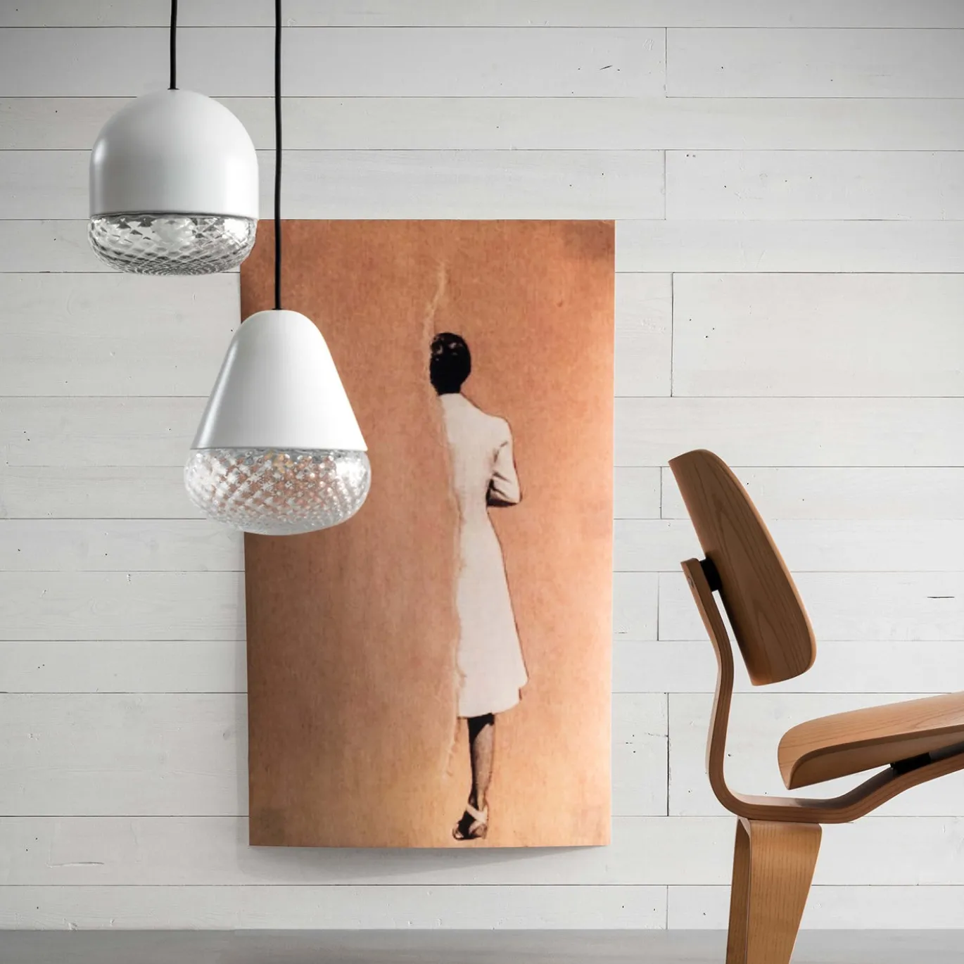 Balloton 7213/1 Pill Mini Pendant Light Matt White di Matteo Zorzenoni