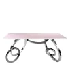 Bangles scrivania argento-rosa