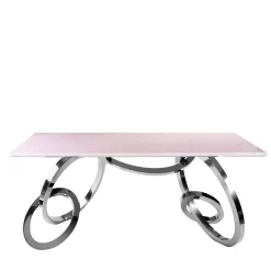 Bangles scrivania argento-rosa