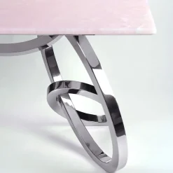 Bangles scrivania argento-rosa