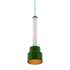B'Anthology N. 5 Lampada a sospensione in foglia verde e oro