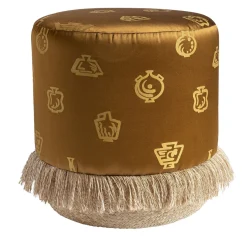Base per cesto e pouf in tessuto Alchimia di Gio Ponti