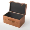 Baule Globetrotter in Pelle Marrone