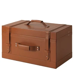 Baule Globetrotter in Pelle Marrone