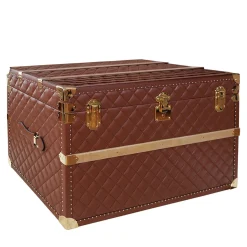 Baule Reale in Pelle Marrone