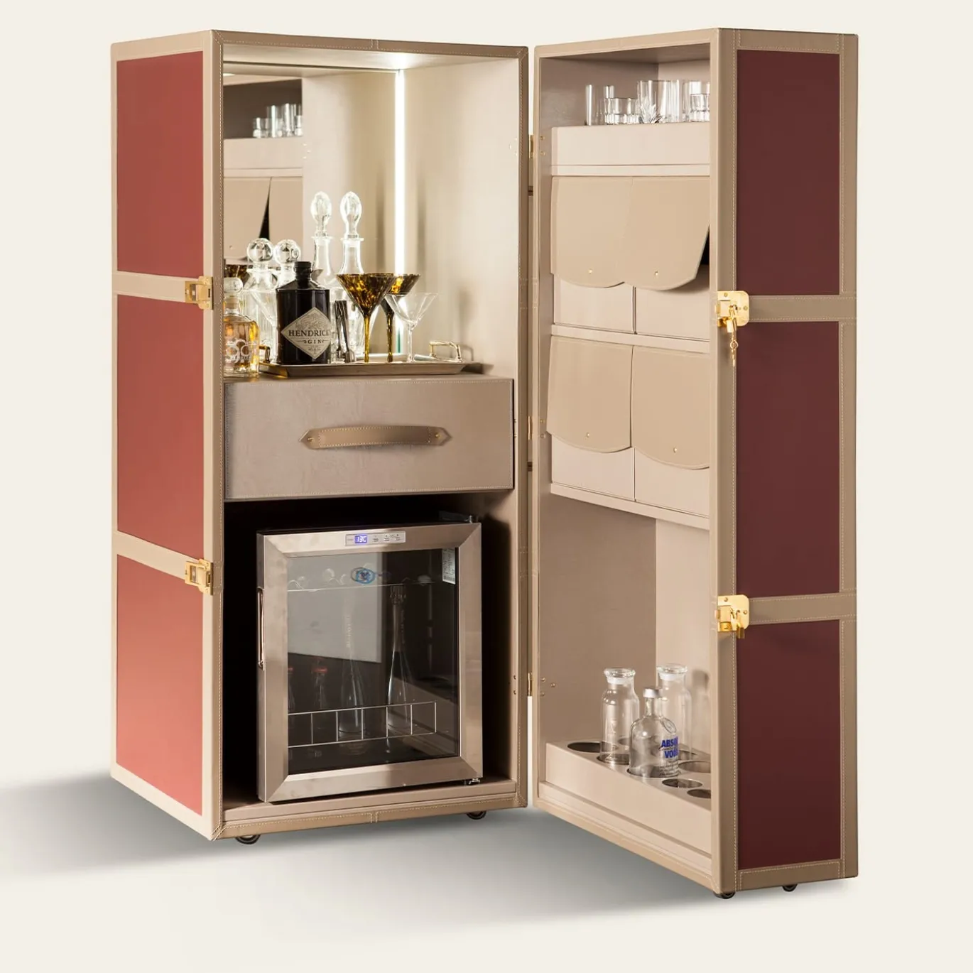 Baule Romeo marrone e beige