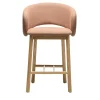 Bel SG-65 Sgabello da Bancone rosa salmone