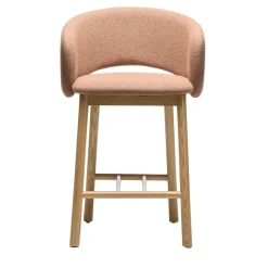 Bel SG-65 Sgabello da Bancone rosa salmone
