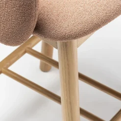 Bel SG-65 Sgabello da Bancone rosa salmone