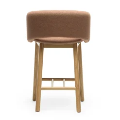 Bel SG-65 Sgabello da Bancone rosa salmone