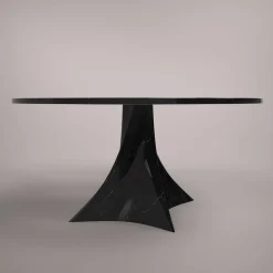 Bianca Tavolo rotondo nero Marquinia