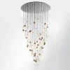 Bolle di sapone Lampadario a cascata in policromia