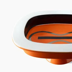 Bolo Simbolik Centro Tavola Arancio in Ceramica di Karim Rashid