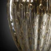 Bottiglia con piede nero e oro 24KT