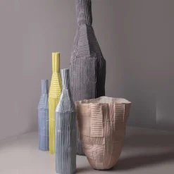 Bottiglia decorativa Gigante Cartoccio E19/Grigio cemento