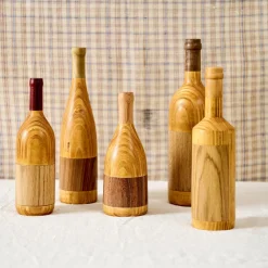 Bottiglia decorativa in legno in edizione limitata Gallinara #9
