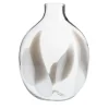 Bottiglia Decorativa Vaso Singleflower Shadows in Cristallo