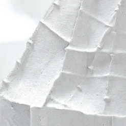 Bottiglia Fide Corteccia in Ceramica Bianca
