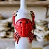 Bottiglia in Ceramica Policroma con Aragosta #2