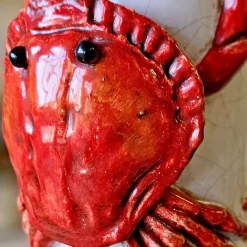 Bottiglia in Ceramica Policroma con Aragosta #2