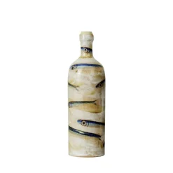 Bottiglia Pesce in Ceramica