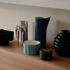 Bowl Ninfea Tall Corteccia E4/Cielo