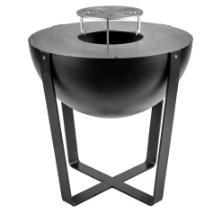 BQ154A Iris Barbecue Mezza Sfera Nero