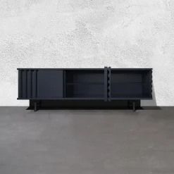 B-SIDE Credenza a 3 ante Abyss Blue