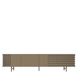 B-SIDE Credenza a 4 ante color beige sabbia