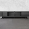 B-SIDE Credenza a 4 ante grigio ardesia