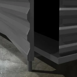 B-SIDE Credenza a 4 ante grigio ardesia