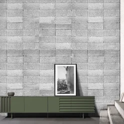 B-SIDE Credenza a 4 ante in MDF verde rosmarino